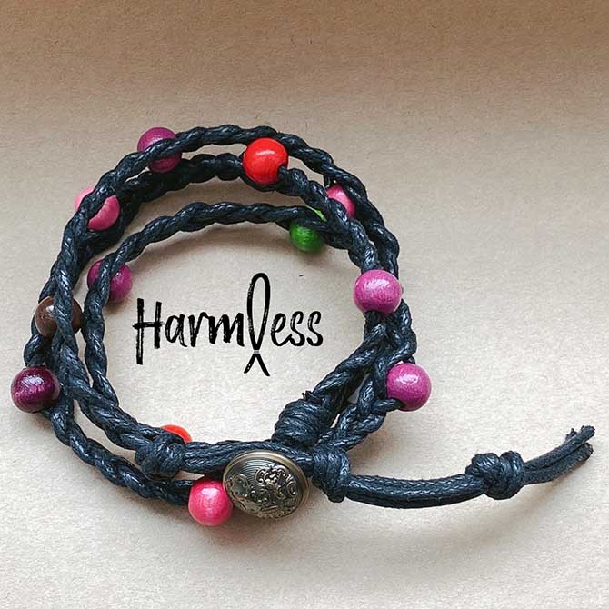 Harmless(ハームレス) BRACELET -Shell 2- (BLACK) Necklace ブレスレット ネックレス 2WAY アクセサリー 無害