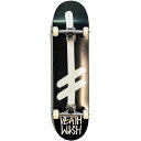 8.25 8.5 DEATHWISH デスウィッシュ GANG LOGO BLACK-RED BLACK-WHITE SKATEBOARD COMPLETE D...