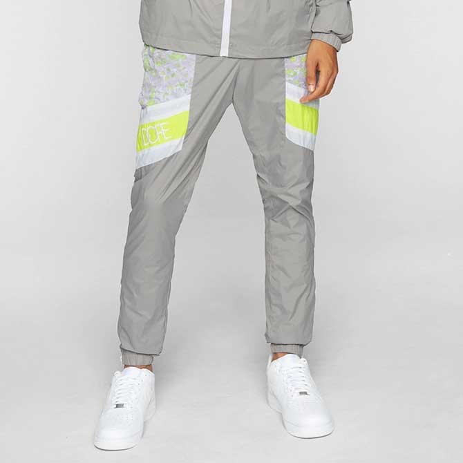 【セール/SALE-30】DOPE(ドープ) RELAY JOGGERS PANTS (GREY/SAFETY) ジョガーパンツ