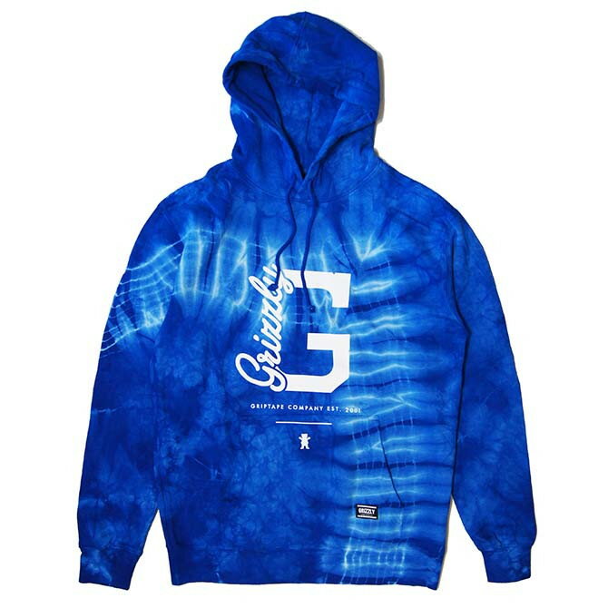 【セール/SALE-30】GRIZZLY(グリズリー) BLUE HEAVEN HOODIE (TIE DYE) タイダイ プルオーバーパーカー