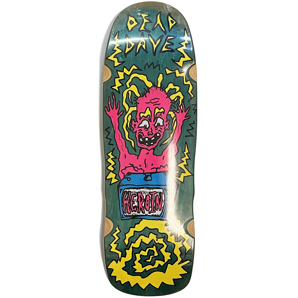 HEROIN ヘロイン 10.125” x 32.25” DEAD DAVE TV CASUALTY Assorted Veneers DECK デッキ 板【スケートボード/スケボー/SKATEBOARD】