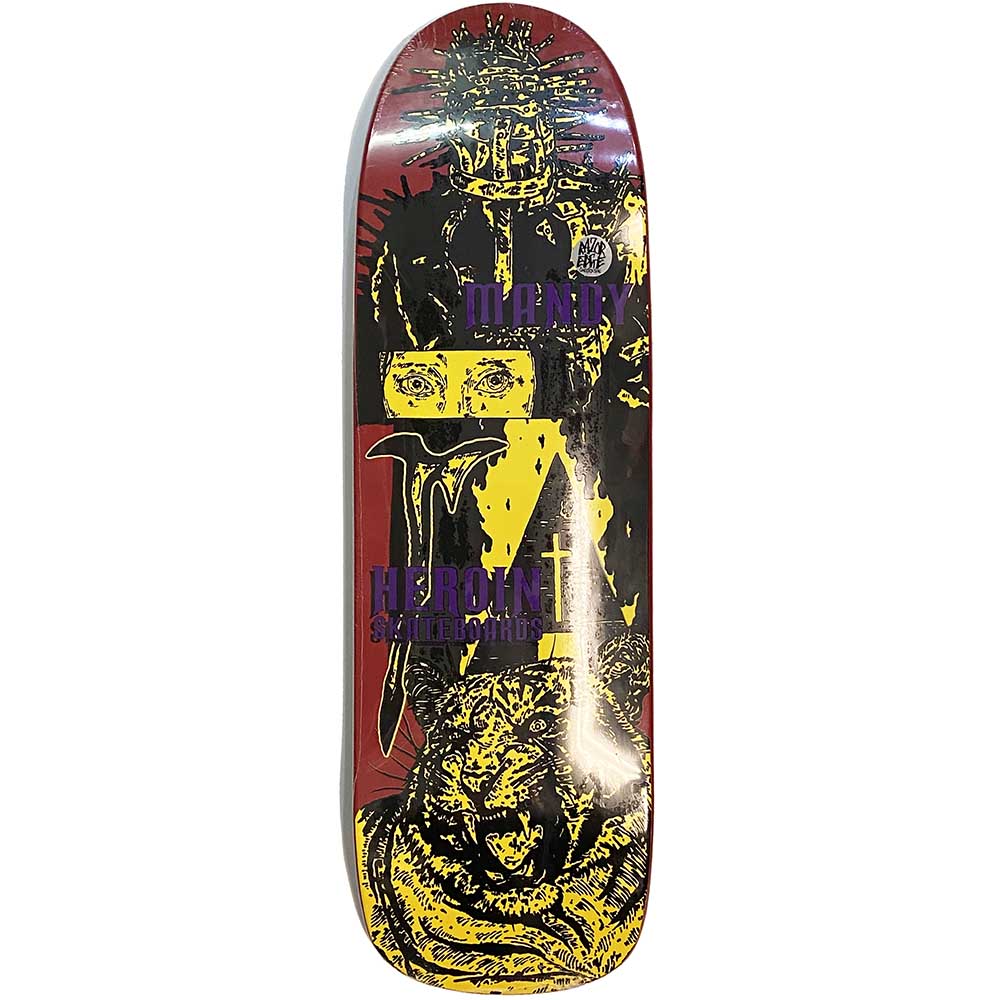 HEROIN(wC) 9.4h x 32h MANDY X HIROTTON DECK Razor Edge Construction fbL yXP[g{[h/XP{[/SKATEBOARDz