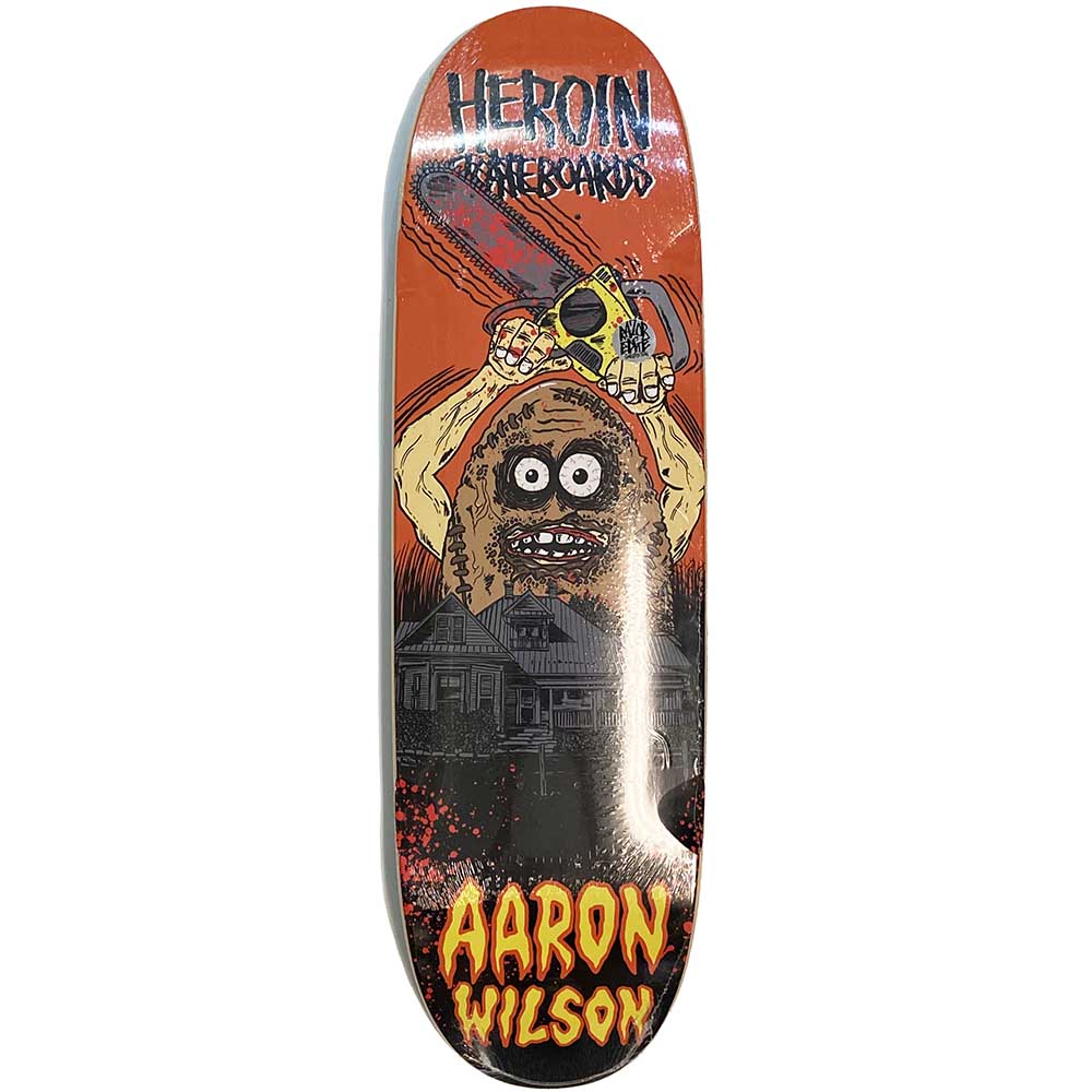 9.125C`y2024SPRINGzHEROIN wC 9.125h x 32h m[Yƃe[Ώ SYMMETRICAL AARON WILSON TEGGXAS CHAIN EGG DECK fbL yXP[g{[h/XP{[/SKATEBOARDz