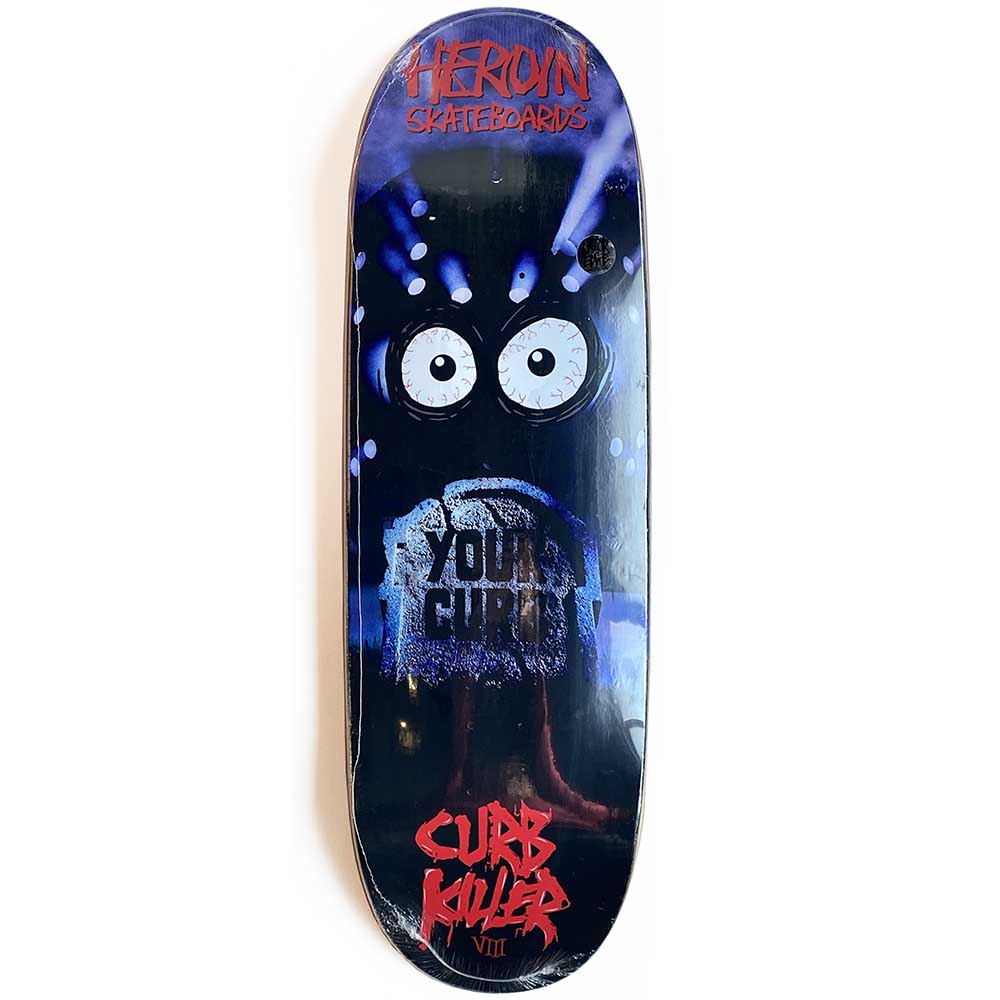 10.0【2025HOLIDAY】HEROIN ヘロイン CURB KILLER DECK デッキ 板 オールドスクール OLD SCHOOL【スケ..