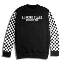 XLTCYy30%OFFzLURKING CLASS by SKETCHY TANK [LONX CLASS BARB WWB CHECKER CREW (BLACK) N[lbN g[i[