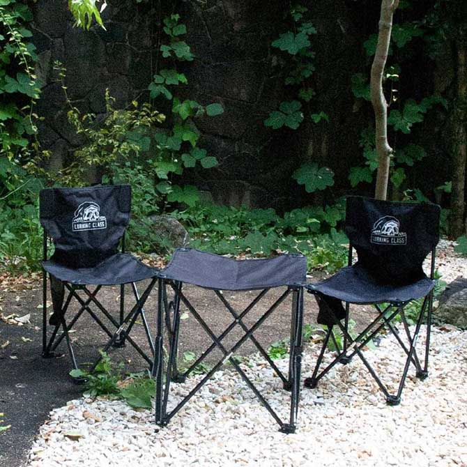 ڥ/SALE-30LURKING CLASS by SKETCHY TANK (顼󥰥饹) LC TABLE & CHAIR (BLACK) ơ֥1Ĥȥ2Ĥ3å