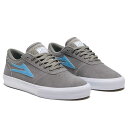 LAKAI JC MANCHESTER GREY/TEAL SUEDE Xj[J[ V[Y