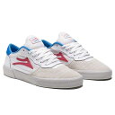 LAKAI JC CAMBRIDGE WHITE/CORAL SUEDE Xj[J[ V[Y