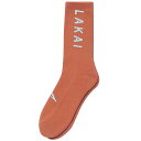 LAKAI(JC) SIMPLE CREW SOCK (MUTED RED) \bNX C