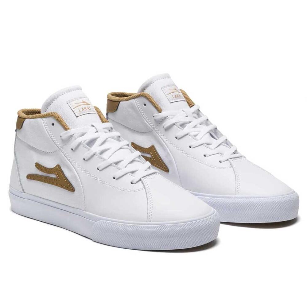 LAKAI ラカイ FLACO II MID WHITE/TOBACCO スニーカー シューズ