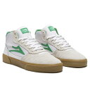 LAKAI JC CAMBRIDGE MID WHITE/GRASS SUEDE Xj[J[ V[Y