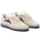 LAKAI JC ESSEX WHITE/RED SUEDE Xj[J[ V[Y