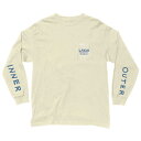 Lサイズ【30 OFF】LAKAI ラカイ PEOPLE HAND Long Sleeve T-Shirt (CREAM) 長袖Tシャツ ロンティー