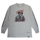 LTCYy30%OFFzLEFLAH(t[) IM DOCK TVc TEE T-SHIRTS  (GREY)