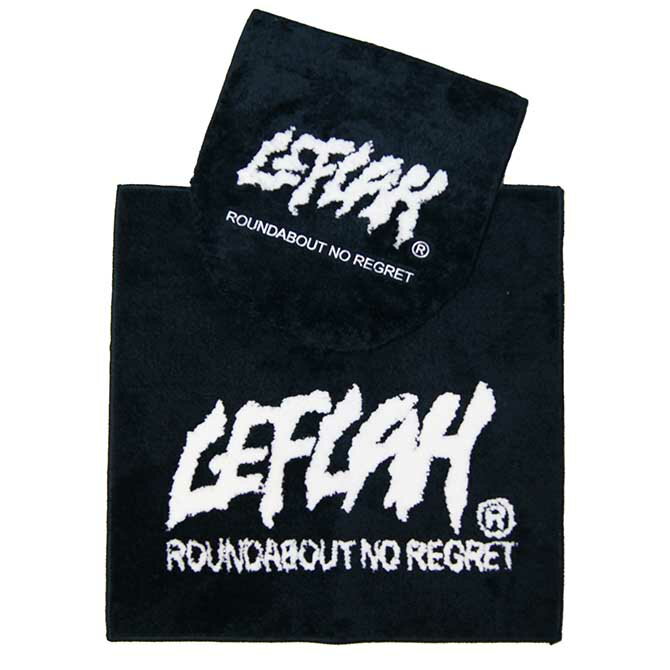 【30％OFF】LEFLAH(レフラー) HOME系 MAIN LOGO TOILET COVER ＆ MAT SET 2点セット マット カバー