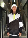 LEFLAH(レフラー) REFLECTOR NYLON HOOD IN JACKET (WHITE/BLACK) リフレクターナイロンフードインジャケット