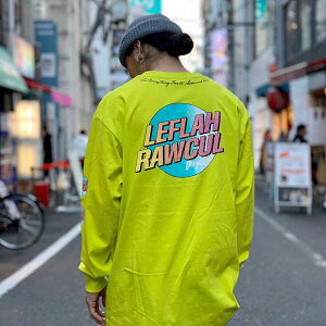 LEFLAH(レフラー) GRADATION ロングT (YELLOW) ロンティー ロンT 長袖 Tシャツ T-SHIRTS TEE TS L/S