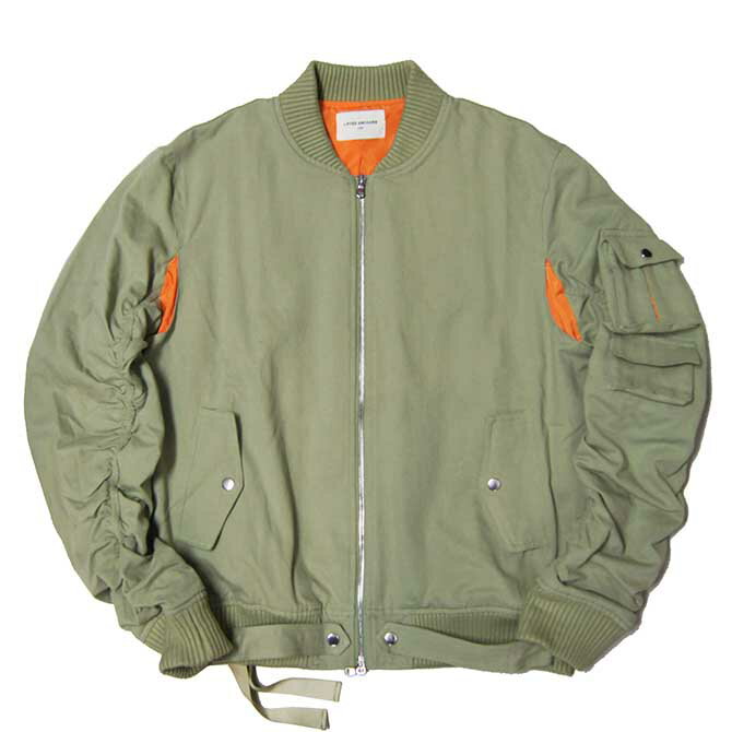 Lサイズ【30%OFF】LIFTED ANCHORS リフテッドアンカーズ BELLAMY BOMBER JACKET OLIVE ボンバージャケット アウター