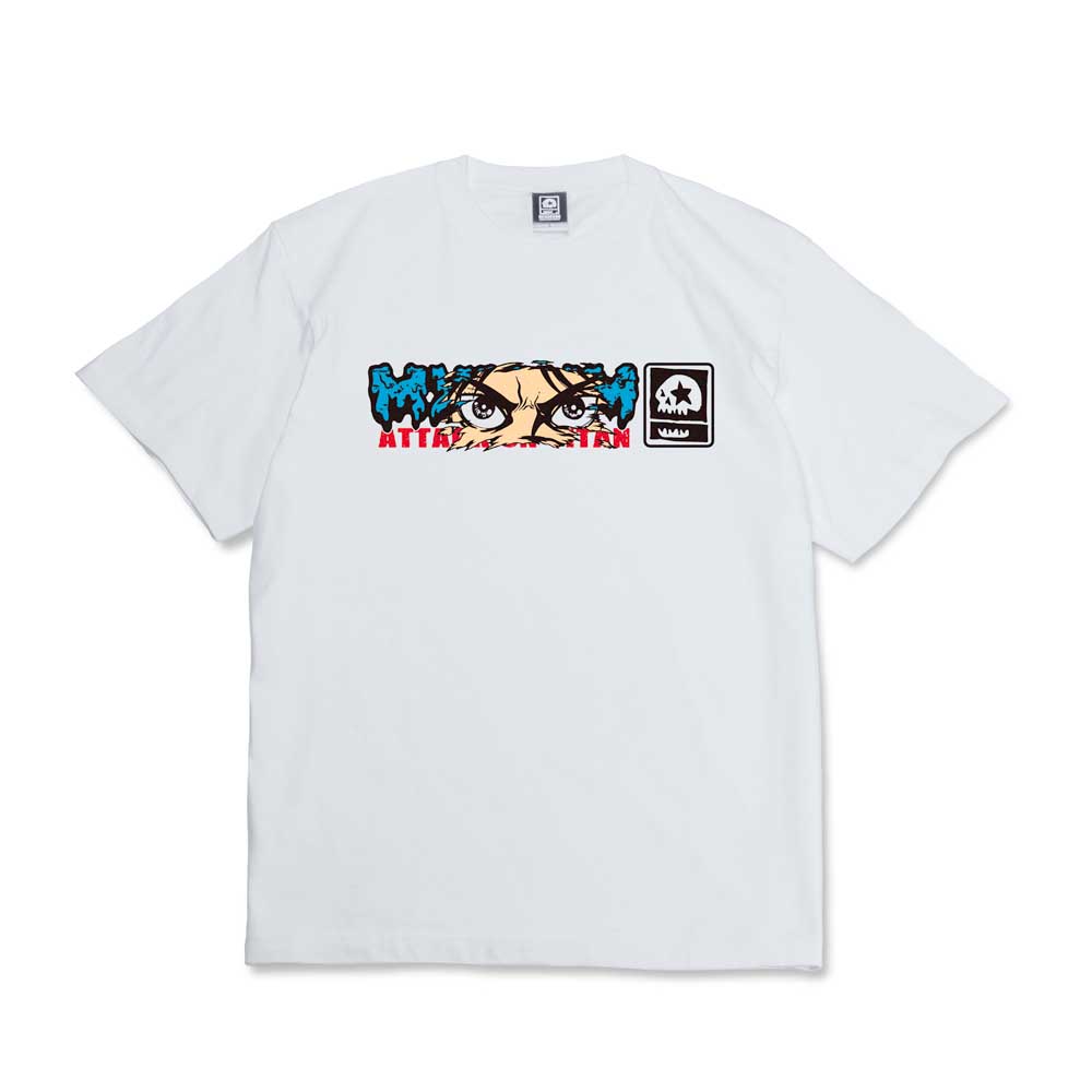 【2024SS】進撃の巨人 x MAGICAL MOSH MISFITS マジカルモッシュミスフィッツ MxMxM MAGICAL MOSH EREN TEE (WHITE) エレン Tシャツ 半袖