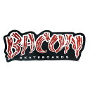 BACON SKATEBORDS(ベーコン) 16cm LOGO STICKER ステッカー 【スケートボード/スケボー/SKATEBOARD】