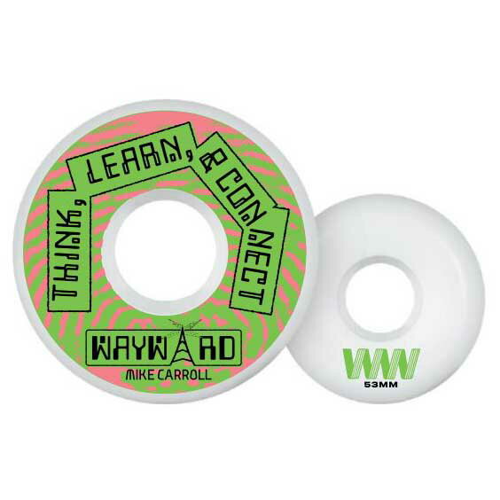 y30%OFFzyHIGH PREMIUM URETHANEzWAYWARD WHEEL (EFC[h EB[) MIKE CARROLL (FUNNEL CUT PRO FORMULA) 53mm 101A WHEEL EB[ yXP[g{[h/XP{[/SKATEBOARDz