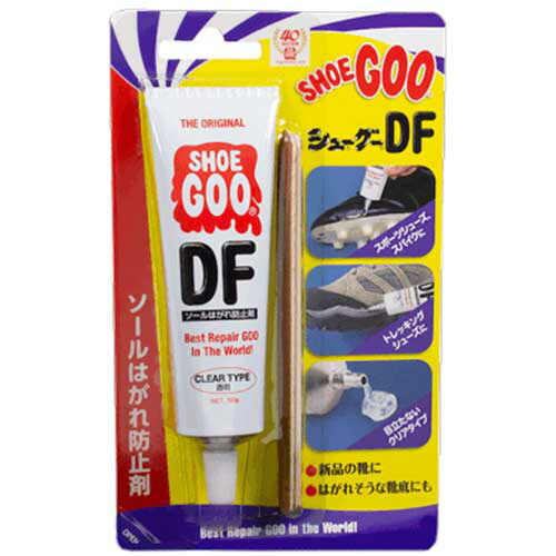 楽天TROPICANA 神戸SHOEGOO-DF シューグーDF （CLEAR/透明） スポーツグッズ強力補修剤 靴修理 SHOEGOO 修具【スケートボード/スケボー/SKATEBOARD】