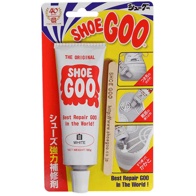 楽天TROPICANA 神戸SHOEGOO シューグー （WHITE/白） スポーツグッズ強力補修剤 靴修理 SHOEGOO 修具【スケートボード/スケボー/SKATEBOARD】