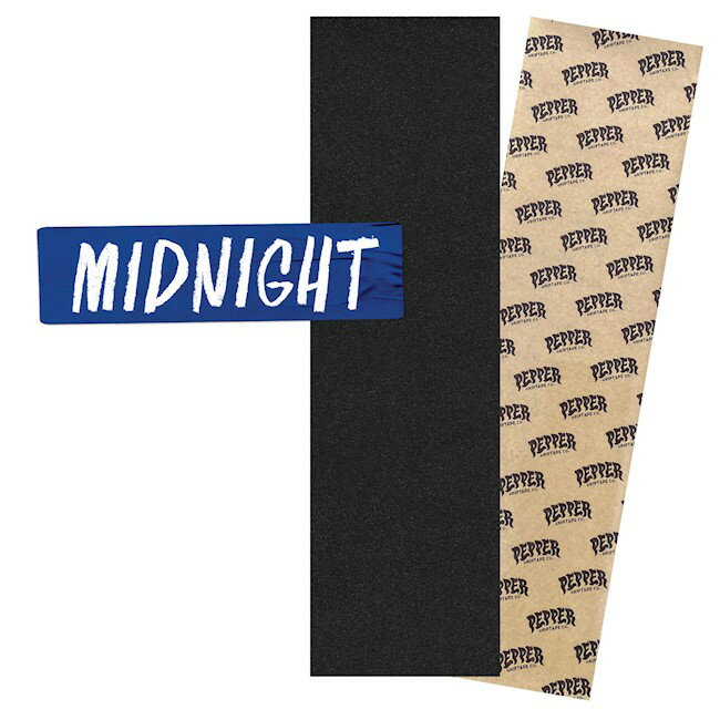 其它 - PEPPER ペッパー MIDNIGHT BLACK GRIPTAPE 9″ X 33.5″ デッキテープ グリップテープ 1枚価格【スケートボード/SKATEBOARD】