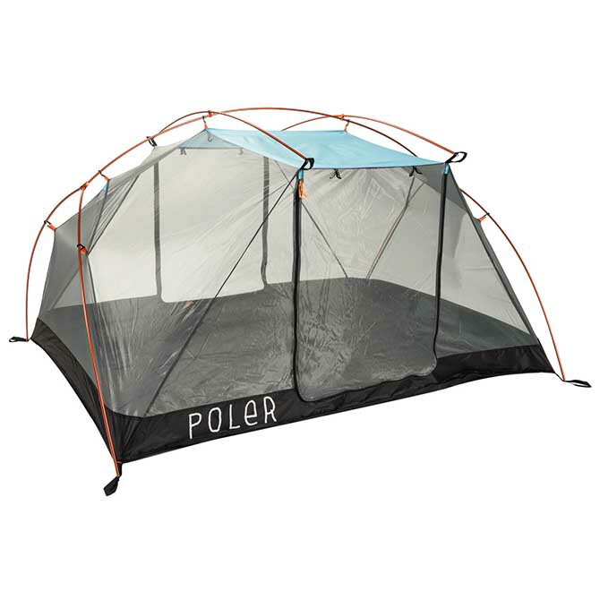 【30%OFF】POLER(ポーラー) 2+PERSON TENT (POWDER BLUE) 2人用テント【国内正規取扱い店】 3