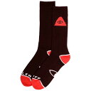 y20%OFFzPOLER(|[[) ICON SOCKS (BLACK/RUBY) \bNX CyK戵Xz