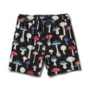 Sサイズ【セール/SALE-30】PRIMITIVE プリミティブ ASHBURY BOARDSHORTS (BLACK) 普段履きにも使える ボードショーツ ショートパンツ 海水パンツ 水着