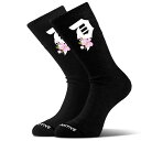 PRIMITIVE(プリミティブ) DIRTY P CHERRY BLOSSOM SOCKS (BLACK) ソックス 靴下