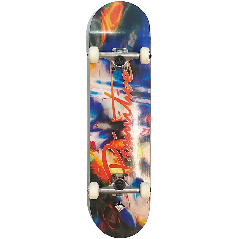 8.125インチ【訳あり20%OFF】PRIMITIVE プリミティブ NUEVO MELT SKATEBOARD COMPLETE DECK スケボー コンプリート 完成品 組み立て済み 安心の有名スケートボードブランド 初心者