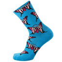 PSOCKADELIC(\bPfbN) Shroom Butterfly 2 Psocks (BLUE) \bNX SOCKS C