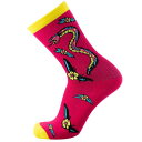 PSOCKADELIC(\bPfbN) Snake Flowers Psocks (PINK) \bNX SOCKS C