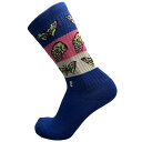 PSOCKADELIC(\bPfbN) BUTTERFLY SKULL Psocks (BLUE) \bNX SOCKS C