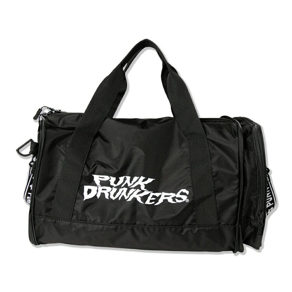 【2025AW】PUNK DRUNKERS パンクドランカーズ ショルダーからボストンBAG (BLACK) 2WAY バッグ かばん