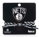 RASTACLAT(ラスタクラット) × NBALAB 公式コラボ TEAM BRAIDED BRACELET -BROOKLYN NETS- ブレスレット アンクレットとしても使える