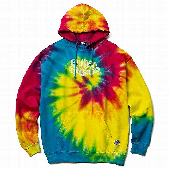 LサイズSILLY GOOD シリーグッド SG TIEDYE PARKA タイダイプルオーバーアップパーカー