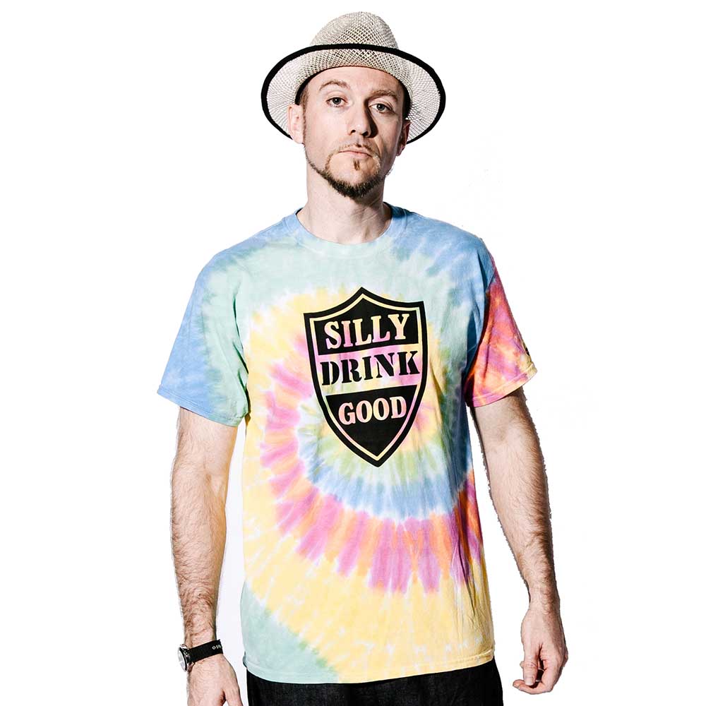 SILLY GOOD シリーグッド (MULTI TIE DYE) EMBLEM TEE T-SHIRTS タイダイ Tシャツ