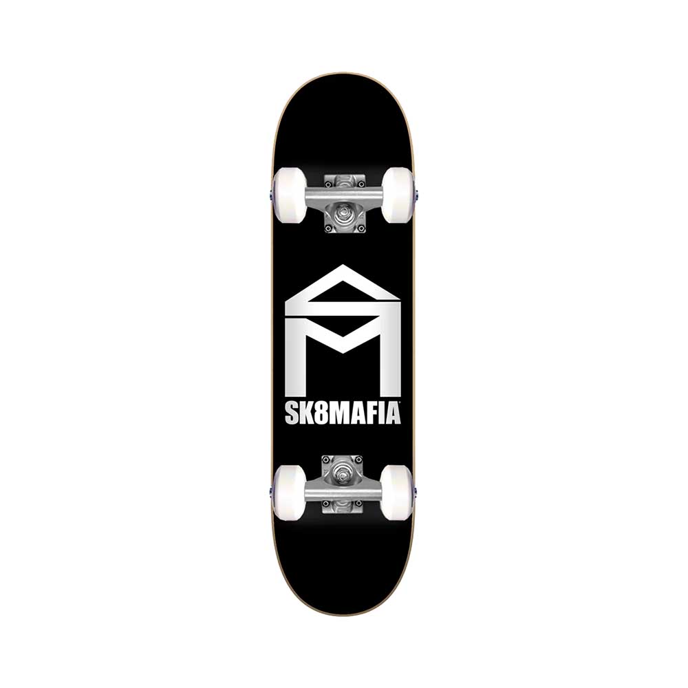 6.0 SK8MAFIA スケートマフィア House Logo Black 6.0" Micro Complete Skate コンプリート 完成品 【スケートボード/スケボー/SKATEBOARD】