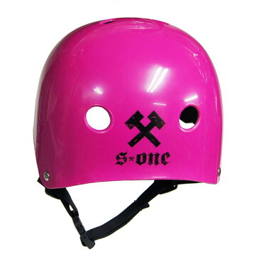 【2019-12月入荷】【XLサイズ】S-ONE S1 Helmet Co.(エスワン) DAMAGER(NOT CPSC) ヘルメット (HOT PINK)【スケートボード/スケボー/SKATEBOARD】