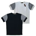 SBMS Tu~bV SUBMISSION HEAVY JERSEY BORDER S/S CREW-NECK TVc jbgTEE