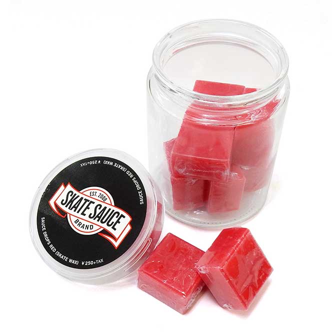 SKATE SAUCE(スケートソース) STREET LEAGUE公認 PREMIUM WAX MINI 4×4×2.5cm (バラ売り) スケートワックス【スケートボード/SKATEBOARD】