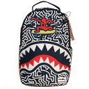 【2024HOLIDAY】SPRAYGROUND スプレイグラウンド KEITH HARRING SKATER GUY BACKPACK キース・ヘリングコラボ バックパック リュックサック 鞄 カバン バッグ(4)