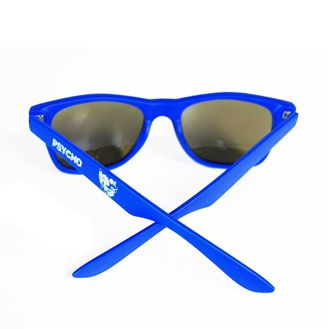 【40%OFF】SQUARE スクエア (BLUE) PSYCHO SKULL SUNGLASS ミラーサングラス【名古屋/nagoya/SQAR】