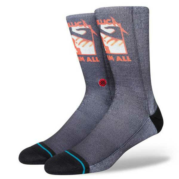 STANCE(スタンス) KILL EM DEAD (BLACK) METALLICA メタリカ コラボモデル SOCKS ソックス 靴下