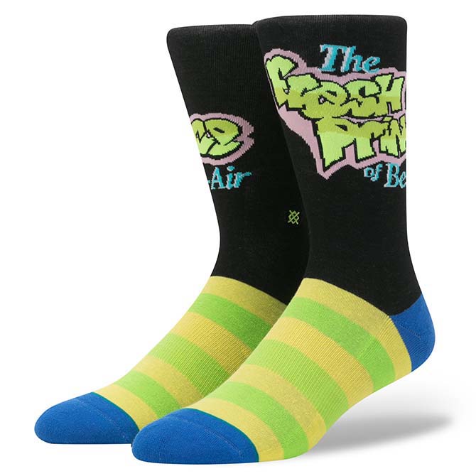 STANCE スタンス 公式コラボ THE FRESH PRINCE (BLACK) SOCKS ソックス 靴下 ウィル・スミス　Will Smith