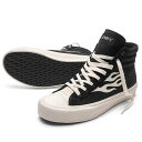 STRAYE VENICE-XS FLAME BLACK CREAM SUEDE CANVAS ハイカット スニーカー メンズ レディース 疲れにくい 低反発高級インソール 靴 シューズ ストレイ ブラック スエード キャンバス