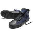 26cmSTRAYE VENICE INDIGO BLACK ハイカット スニーカー メンズ レディース 疲れにくい 低反発高級インソール 靴 シューズ ストレイ キャンバス ブラック インディゴ